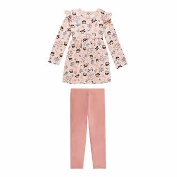 Koala Kids Kids' 4-piece Set Heart Print - Picture 2 of 5